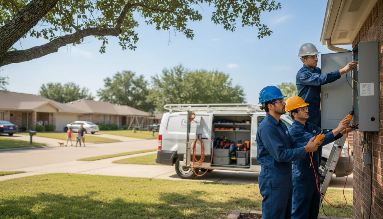 Certified electrician providing emergency electrical services in Friendship, WI